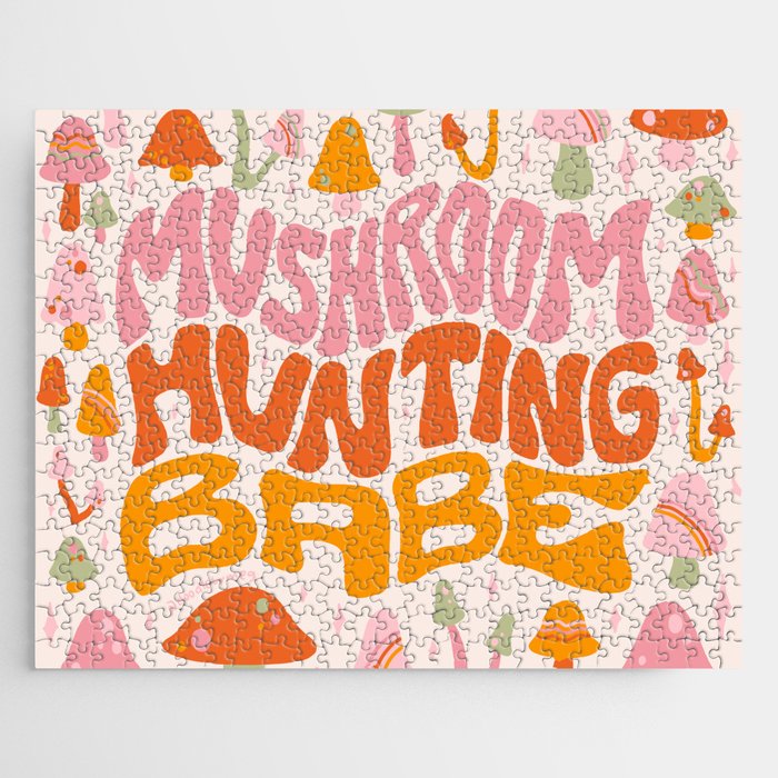 Mushroom Hunting Babe Jigsaw Puzzle Gallery Image 1