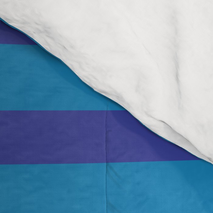Bold Stripes in Double Blue Comforter Gallery Image 4