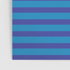 Bold Stripes in Double Blue Poster Gallery Image 3