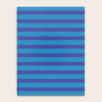 Bold Stripes in Double Blue Notebook Gallery Image 4