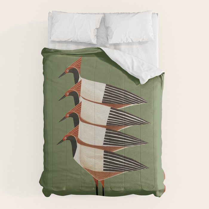 Four Birds I Comforter Gallery Image 6
