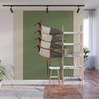 Four Birds I Wall Mural Gallery Image 1
