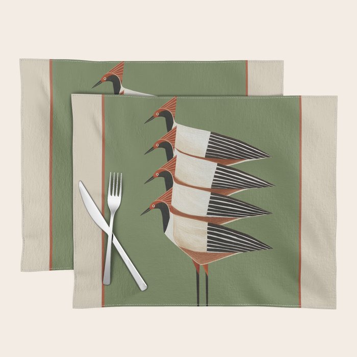 Four Birds I Placemat Gallery Image 1