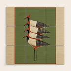 Four Birds I Wood Wall Art Gallery Image 1