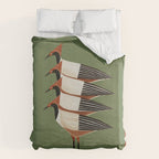 Four Birds I Duvet Cover Gallery Image 1