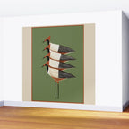 Four Birds I Wall Mural Gallery Image 2