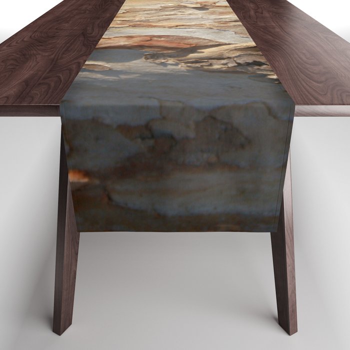 Eucalyptus Tree Peeling Bark Abstract Table Runner Gallery Image 1