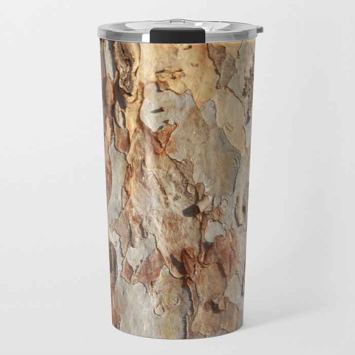 Eucalyptus Tree Peeling Bark Abstract Travel Mug Gallery Image 1