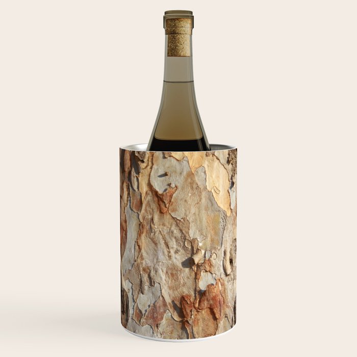 Eucalyptus Tree Peeling Bark Abstract Wine Chiller Gallery Image 1