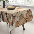Eucalyptus Tree Peeling Bark Abstract Tablecloth Gallery Image 3
