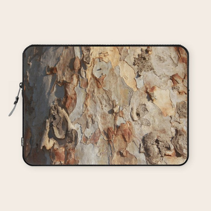 Eucalyptus Tree Peeling Bark Abstract Laptop Sleeve Gallery Image 1