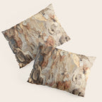Eucalyptus Tree Peeling Bark Abstract Pillow Sham Gallery Image 3