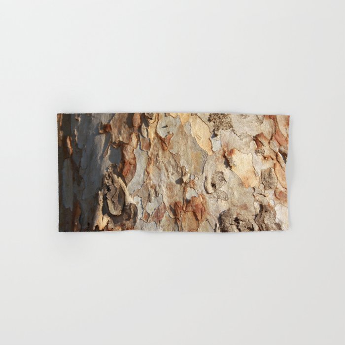 Eucalyptus Tree Peeling Bark Abstract Bath Towel Gallery Image 1