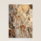 Eucalyptus Tree Peeling Bark Abstract Stationery Card Gallery Image 2