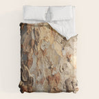 Eucalyptus Tree Peeling Bark Abstract Duvet Cover Gallery Image 6