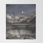 Alpine Night Sky Throw Blanket Gallery Image 2