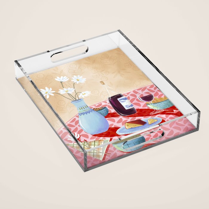 Dinner Still Life Acrylic Tray Gallery Image 1