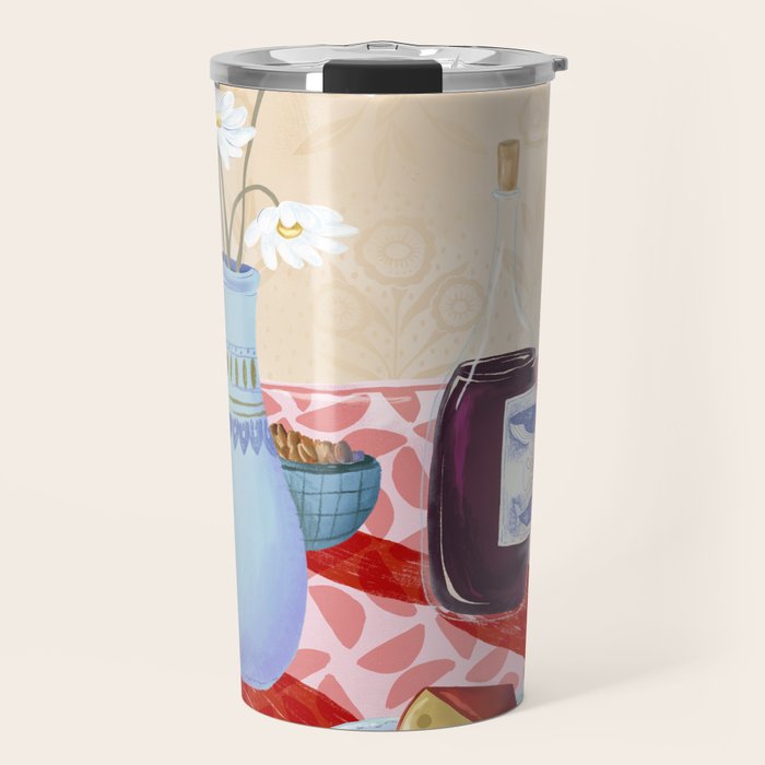 Dinner Still Life Travel Mug Gallery Image 1