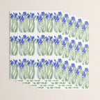 Blue Iris, Illustration Wrapping Paper Gallery Image 3