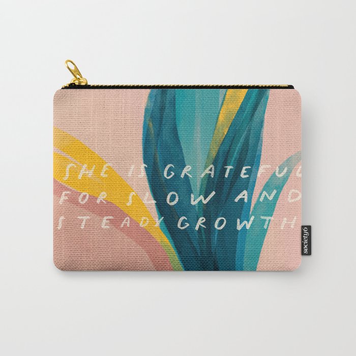 She Is Grateful Carry All Pouch Gallery Image 1