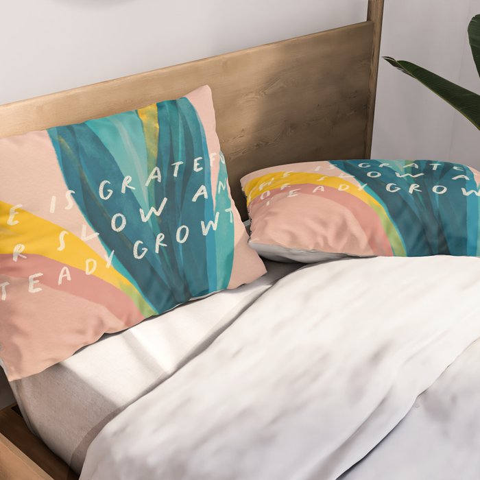 She Is Grateful Pillow Sham Gallery Image 2
