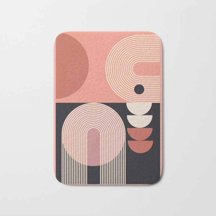 Abstract Geometric Shapes 209 Bath Mat Gallery Image 1