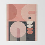 Abstract Geometric Shapes 209 Throw Blanket Gallery Image 2