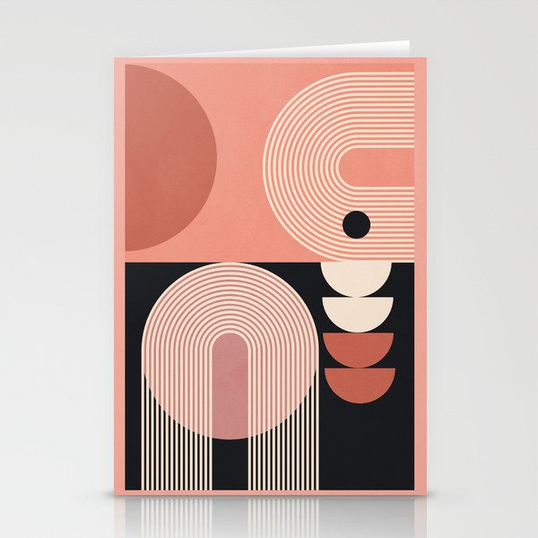 Abstract Geometric Shapes 209 Stationery Card Gallery Image 2