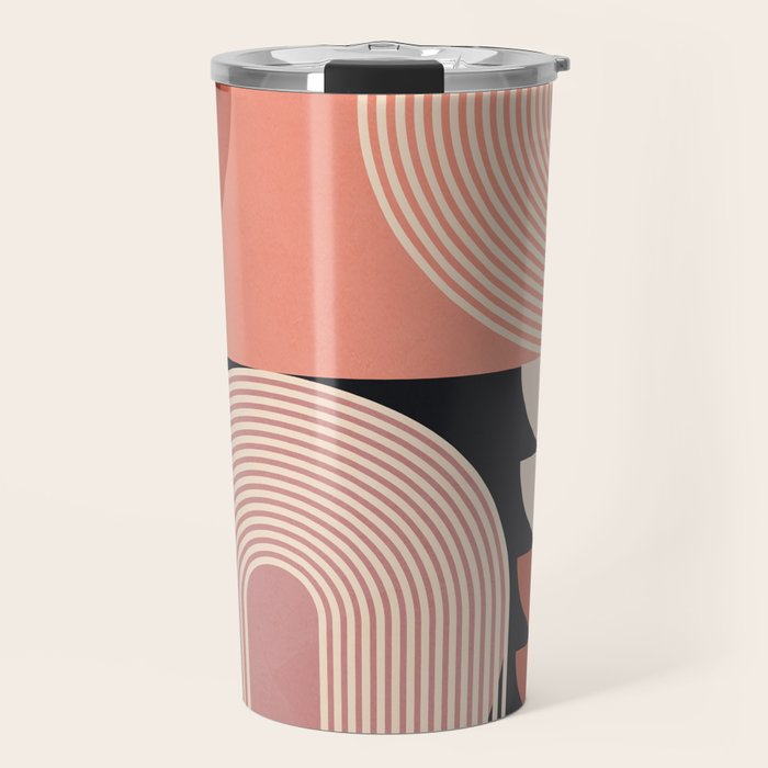 Abstract Geometric Shapes 209 Travel Mug Gallery Image 1