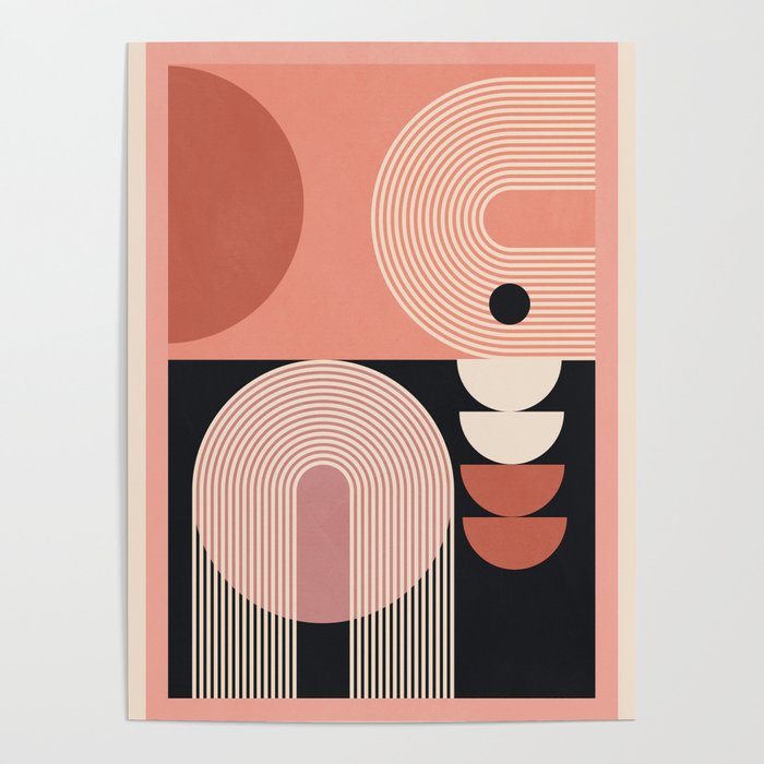 Abstract Geometric Shapes 209 Poster Gallery Image 4