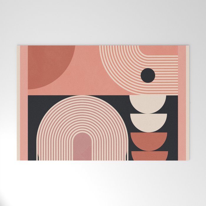 Abstract Geometric Shapes 209 Welcome Mat Gallery Image 1