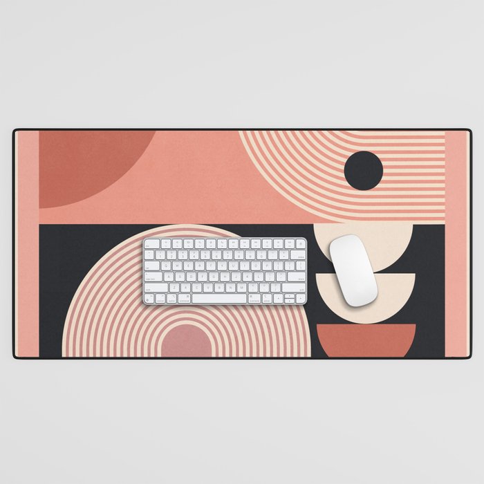Abstract Geometric Shapes 209 Desk Mat Gallery Image 1