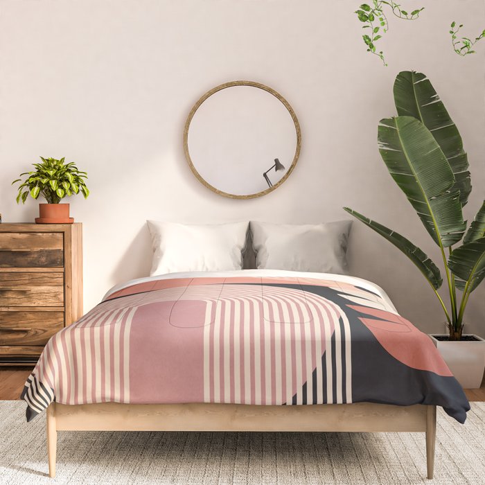 Abstract Geometric Shapes 209 Comforter Gallery Image 3
