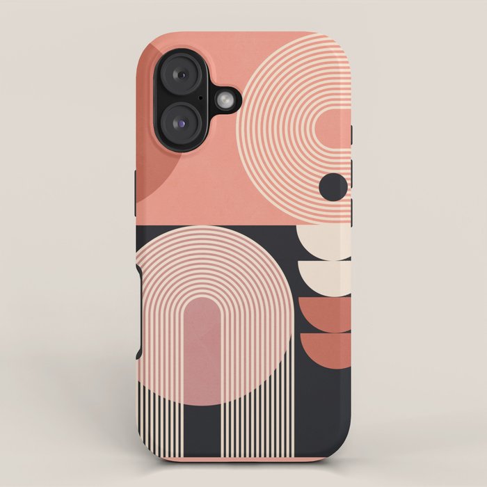 Abstract Geometric Shapes 209 iPhone Case Gallery Image 1