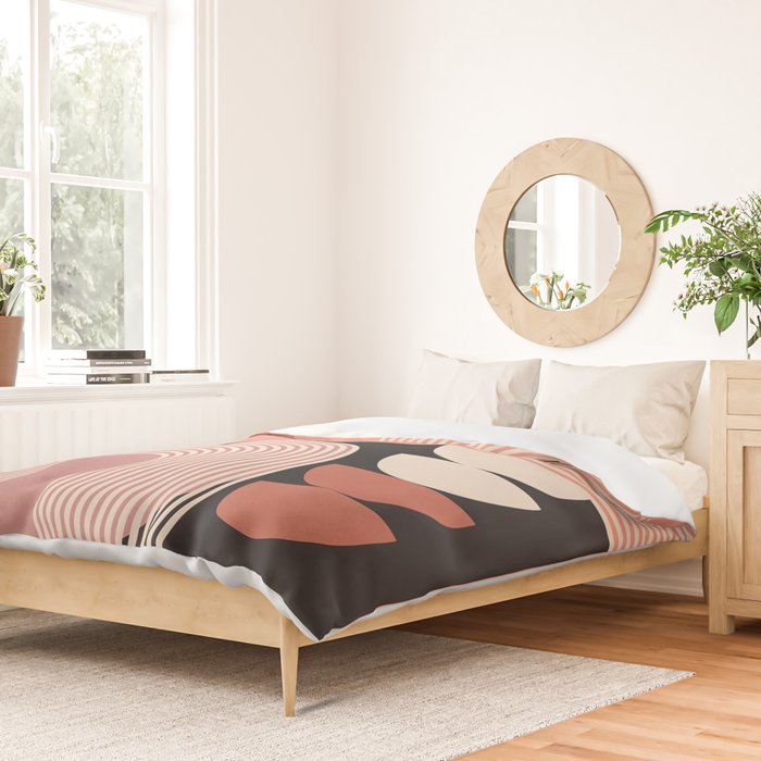Abstract Geometric Shapes 209 Duvet Cover Gallery Image 2