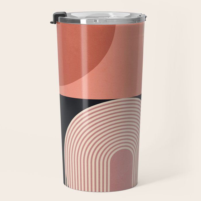 Abstract Geometric Shapes 209 Travel Mug Gallery Image 3