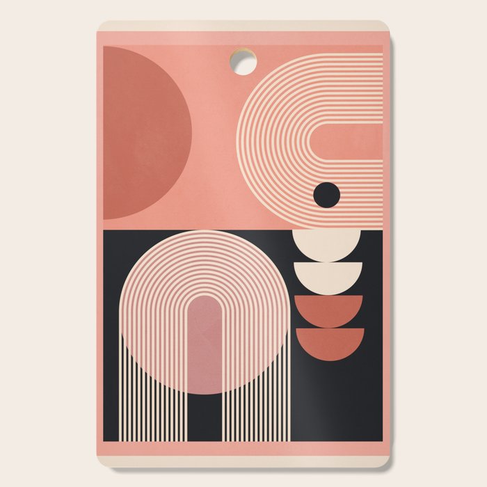 Abstract Geometric Shapes 209 Cutting Board Gallery Image 1