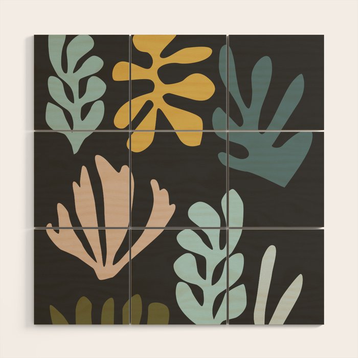 Seagrass - dusk Wood Wall Art Gallery Image 1