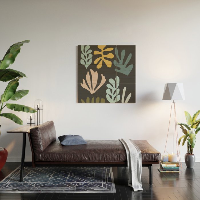 Seagrass - dusk Wood Wall Art Gallery Image 2