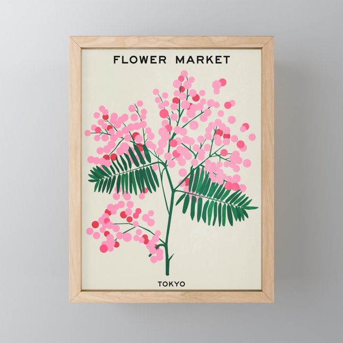 Flower Market 03: Tokyo Mini Art Print Gallery Image 1