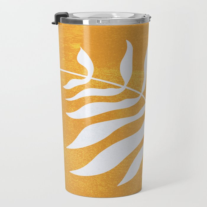 Wild Ferns: Tulip Yellow Edition Travel Mug Gallery Image 3