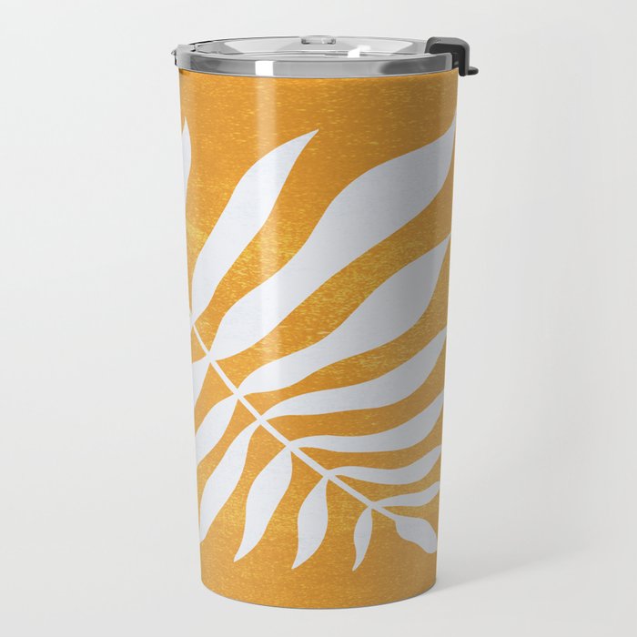 Wild Ferns: Tulip Yellow Edition Travel Mug Gallery Image 2
