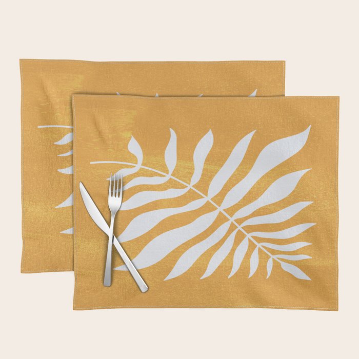 Wild Ferns: Tulip Yellow Edition Placemat Gallery Image 1