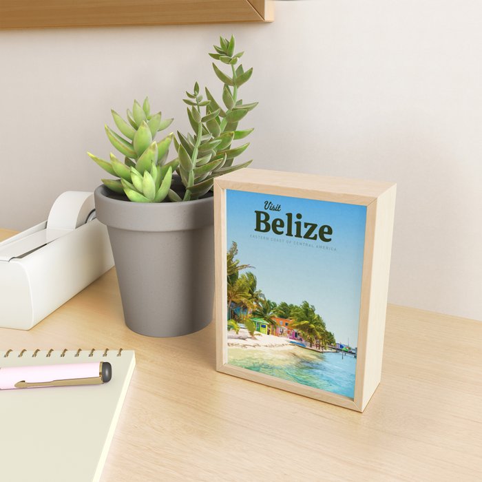 Visit Belize  Mini Art Print Gallery Image 2