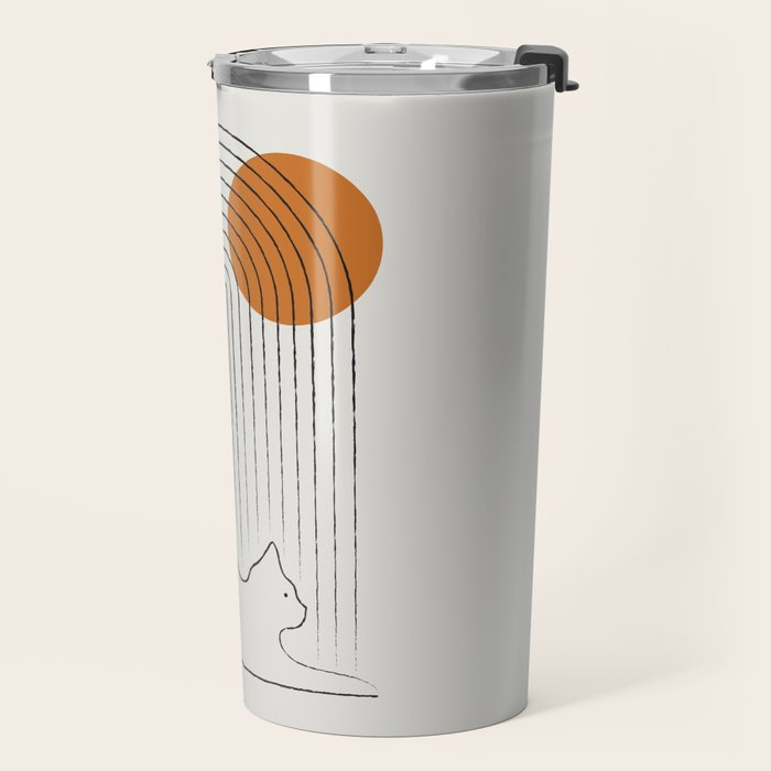 Cat Landscape 152 Travel Mug Gallery Image 2