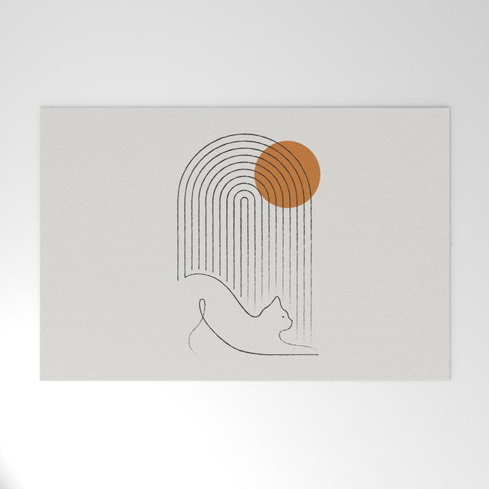 Cat Landscape 152 Welcome Mat Gallery Image 1