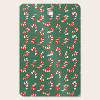 Candy Canes - Green Cutting Board Gallery Image 1