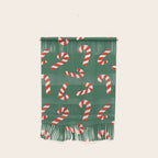 Candy Canes - Green Wall Hanging Gallery Image 1