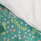 Spring Pattern of Bunnies with Turtles Comforter Gallery Image 4