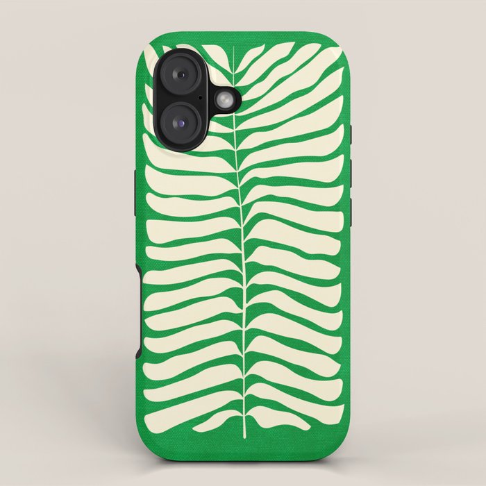 JAZZ FERNS 04 | Pine Green Matisse Edition iPhone Case Gallery Image 1